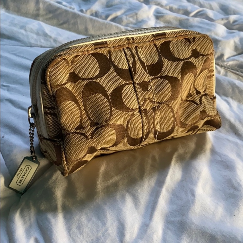 Coach make up bag